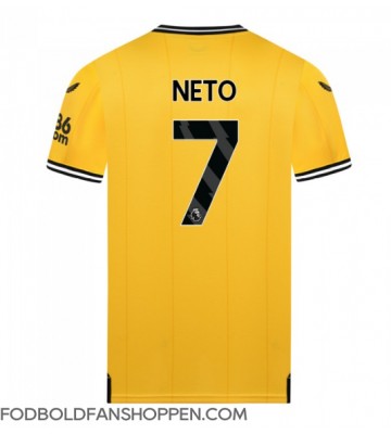 Wolves Pedro Neto #7 Hjemmebanetrøje 2023-24 Kortærmet